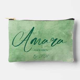 Mrs Bride Elegante Neuvermählte Personalisiert Zubehörtasche