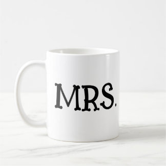 MRS. BRIDE WEDING EHEFRAU KAFFEE TASSE