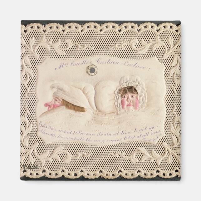 Mrs. Caudle's Curtain Lesung, Victorian card from Magnet (Vorne)