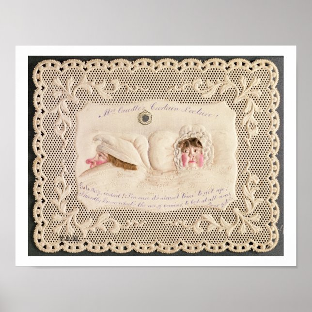 Mrs. Caudle's Curtain Lesung, Victorian card from Poster (Vorne)