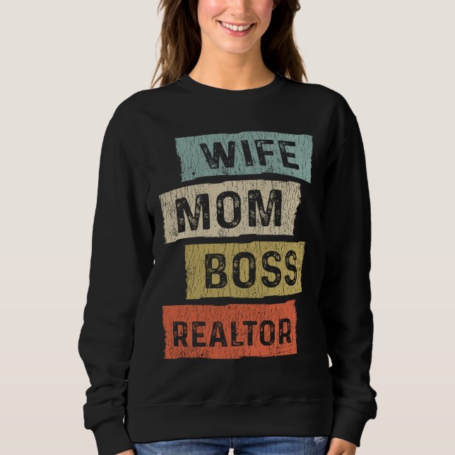Mrs Chef Mother Relator Proud Husband Father Famil Sweatshirt (Vorderseite)