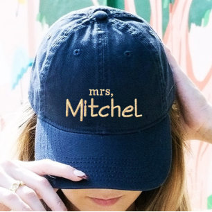 Mrs. Hat, Newlywed Bride Hat, Wifey Hat, Bride Gif Bestickte Baseballkappe