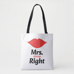Mrs. Immer Recht rote Lippen passend