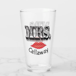 Mrs Immer Right Bride Wedding Funny Glas