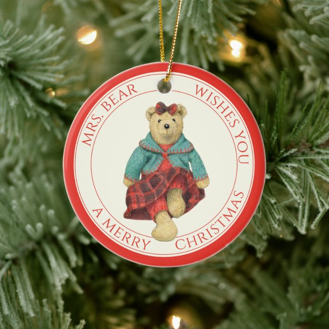 MRS. KERAMIK BAR ORNAMENT (Baum)
