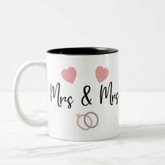 Mrs&Mrs Zweifarbige Tasse