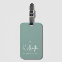 Mrs. Script Individuelle Name Newlywed Honeymoon