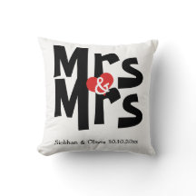 Mrs. und Mrs Two Brides Personalisiert Wedding