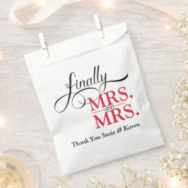 Mrs. und Mrs. Wedding Geschenktütchen