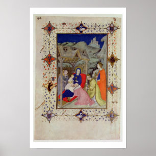 MS 11060-11061 Stunden Notre-Dame: Sexte, Adorati Poster