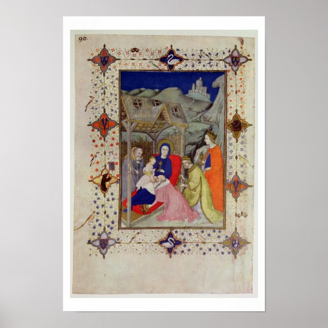 MS 11060-11061 Stunden Notre-Dame: Sexte, Adorati Poster (Vorne)