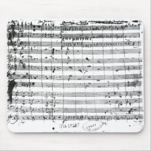 Ms.1548 Ouverture der Oper 'Don Giovanni Mousepad