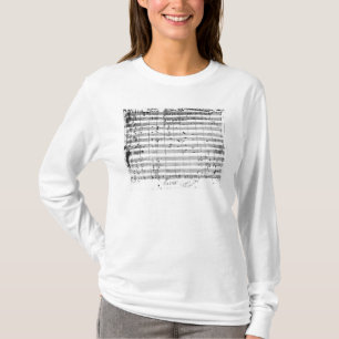 Ms.1548 Ouverture der Oper 'Don Giovanni T-Shirt