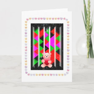 MS 2D TAG VALENTINES CARD SCAN W/ TAG READER FEIERTAGSKARTE