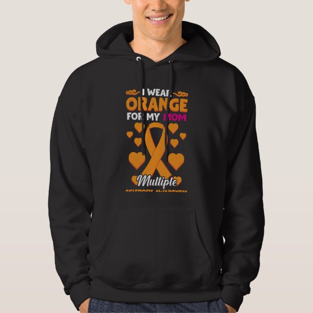 MS Awareness Mama Multiple Sklerose Support Hoodie (Vorderseite)