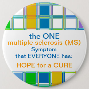 MS Awareness Round Buttons für Multiple Sklerose