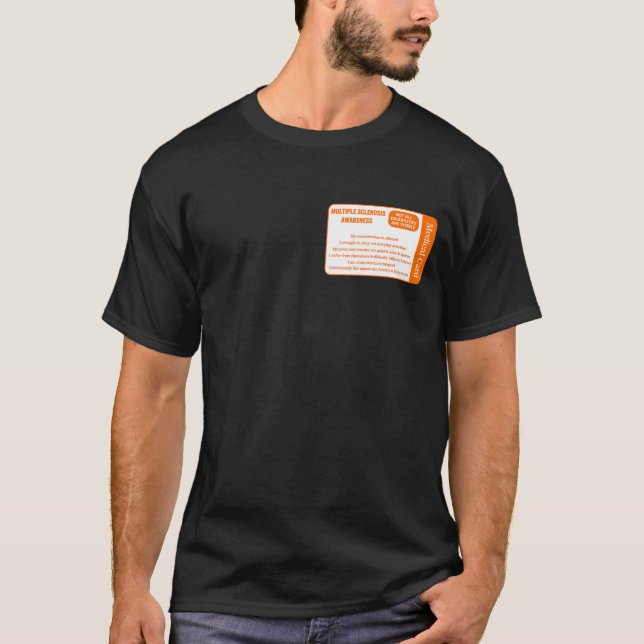 MS Awareness Shirt, Medical Card Multiple T-Shirt (Vorderseite)