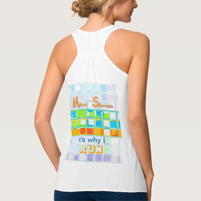 MS Awareness Tee Shirt ~ Custom Team Tshirts (Rückseite)