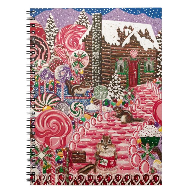 "Ms. Elizabeth's Peppermint World"-Notebook Notizblock (Vorderseite)