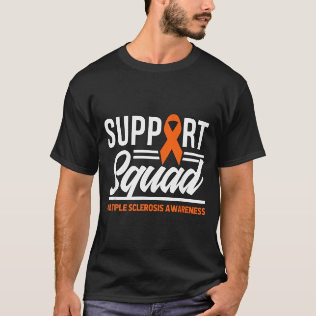 MS-Krieger MS-Support-Team Multiple Sklerose T-Shirt (Vorderseite)