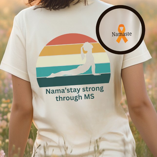 MS Krieger, Multipler Sklerose, Yogafreund Geschen Tri-Blend Shirt (Von Creator hochgeladen)