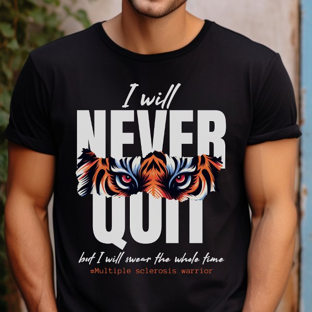 MS Krieger-Unterstützung Geschenk, geben Sie niema T-Shirt (Von Creator hochgeladen)