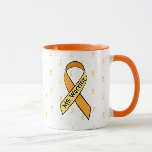 MS Multiple Sklerose Awareness Ribbon Coffee Tasse