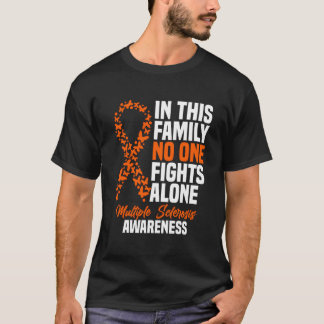 MS-Multiple-Sklerose-Bewusstseins-Orangeschleife T-Shirt