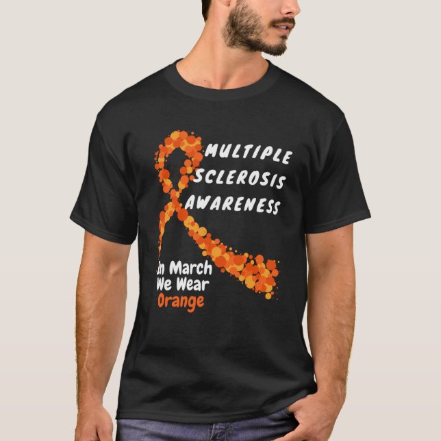 MS Multipler Sklerose März T-Shirt (Vorderseite)