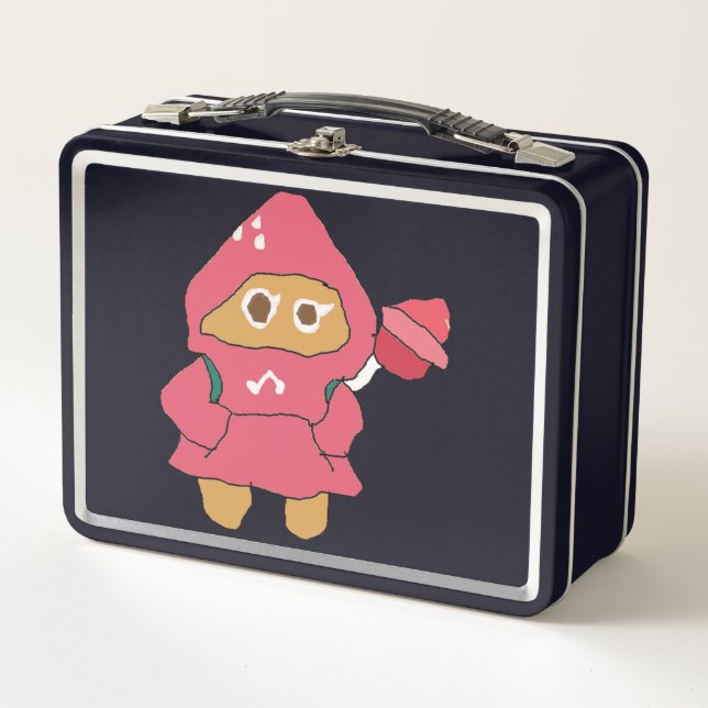 Ms Paint cookie run Erdbeerkeks Metall Brotdose (Vorderseite)