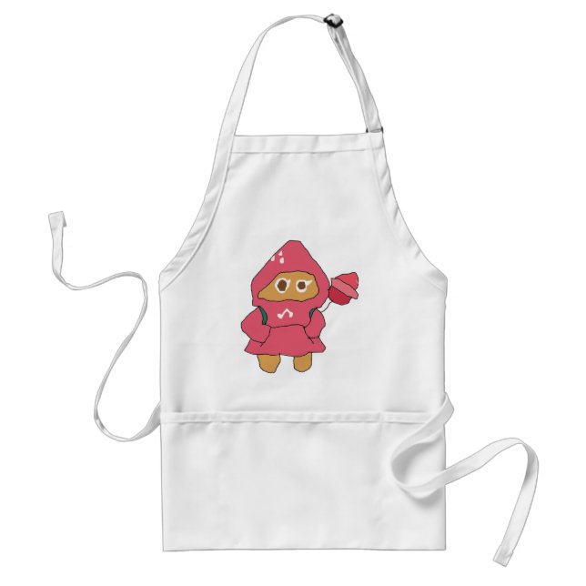 Ms Paint Cookie Run Erdbeerkeks Schürze (Vorne)