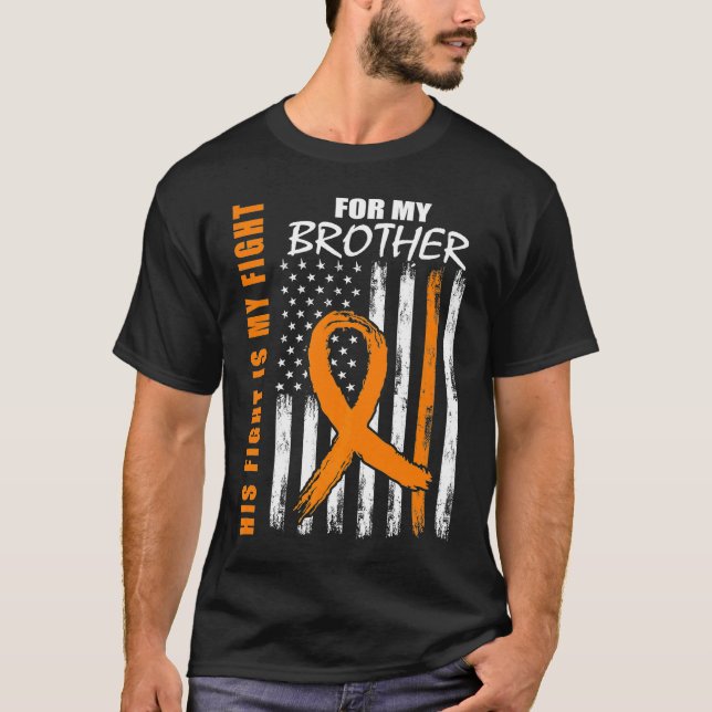 MS Sein Kampf ist mein Kampf Bruder Multiple Skler T-Shirt (Vorderseite)