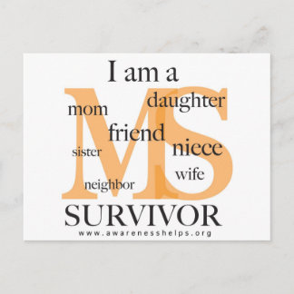 MS Survivor - weiblich Postkarte