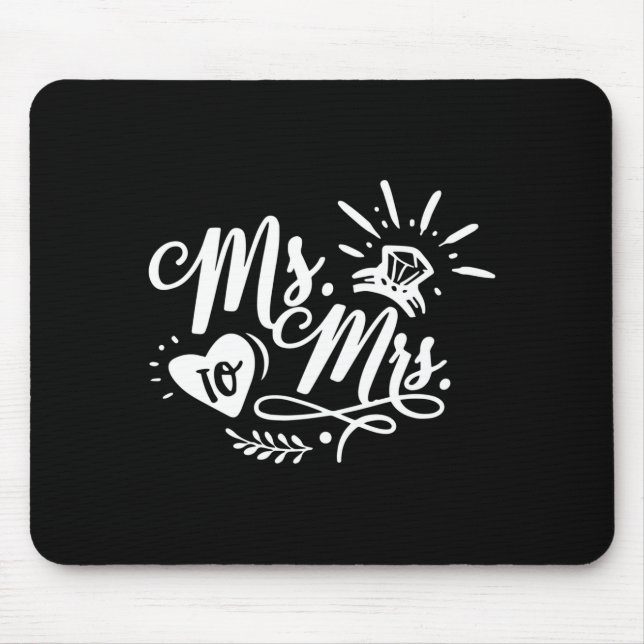 Ms to mrs Leistung  Mousepad (Vorne)