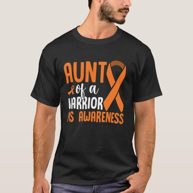 MS Warrior Multiple Sclerosis Awareness Grandma Of T-Shirt (Vorderseite)