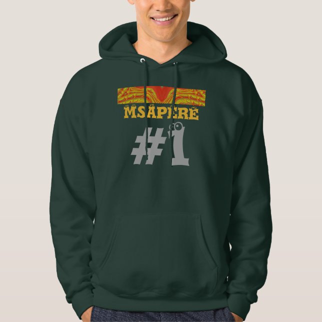 Msapere #1 Hakuna Matata Hipster Hoodie (Vorderseite)
