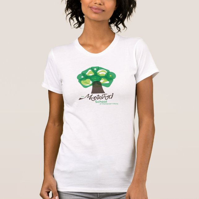 MSCU großer Baum u. Logo T T-Shirt (Vorderseite)