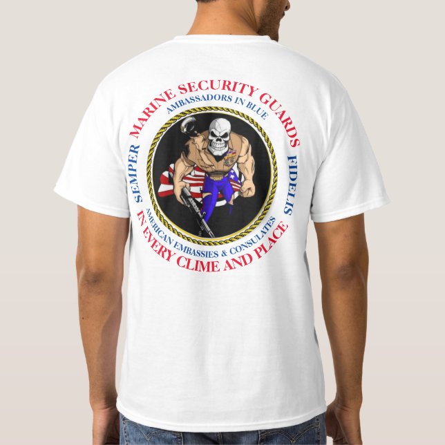 MSG-BASSADORE IN BLAU T-Shirt (Rückseite)