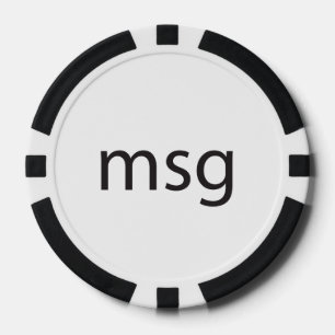 msg pokerchips
