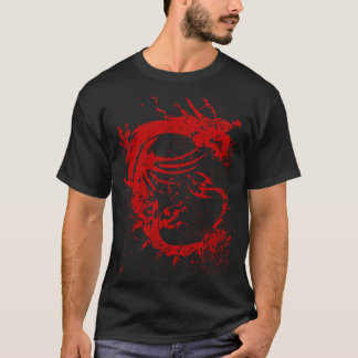 MSI Logo Grafik-Tee-Shirts für Männer - Frauen-Vin T-Shirt