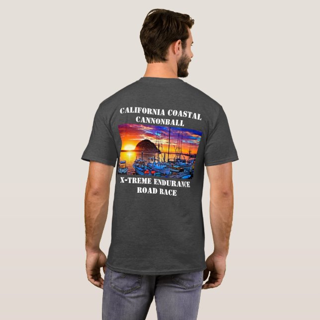 MSILSF Kalifornien Küstenkanonenkugel T-Shirt (Schwarz voll)