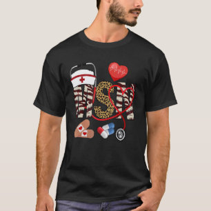 Msn Krankenpfleger-Assistent Leopard Krankenpflege T-Shirt