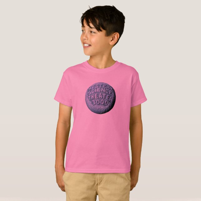 MST3K Moon T - Shirt (rosa) (Vorne ganz)