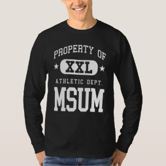 MSUM XXL Athletic School Property T-Shirt