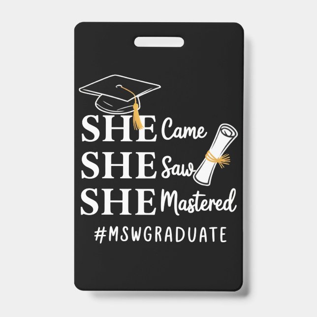 MSW Master-Abschluss Master of Social Work Absolve Ausweis (Vorderseite)