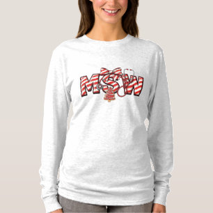MSW Weihnachten – Master of Social Work Feiertags- T-Shirt