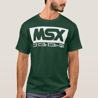 MSX Logos Vintag Retro-Computer T-Shirt