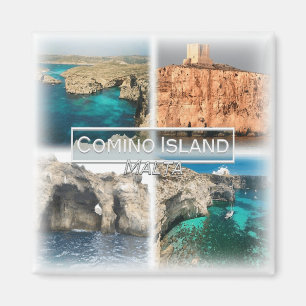 MT0014 Europa, Malta, Comino, Kühlschrank Magnet