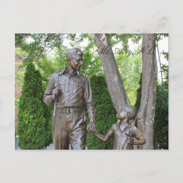 Mt Airy North Carolina Mayberry Postcard Postkarte (Vorderseite)