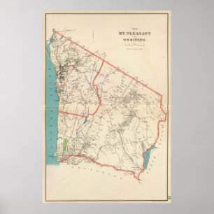 Mt angenehm, Ossining Städte Poster